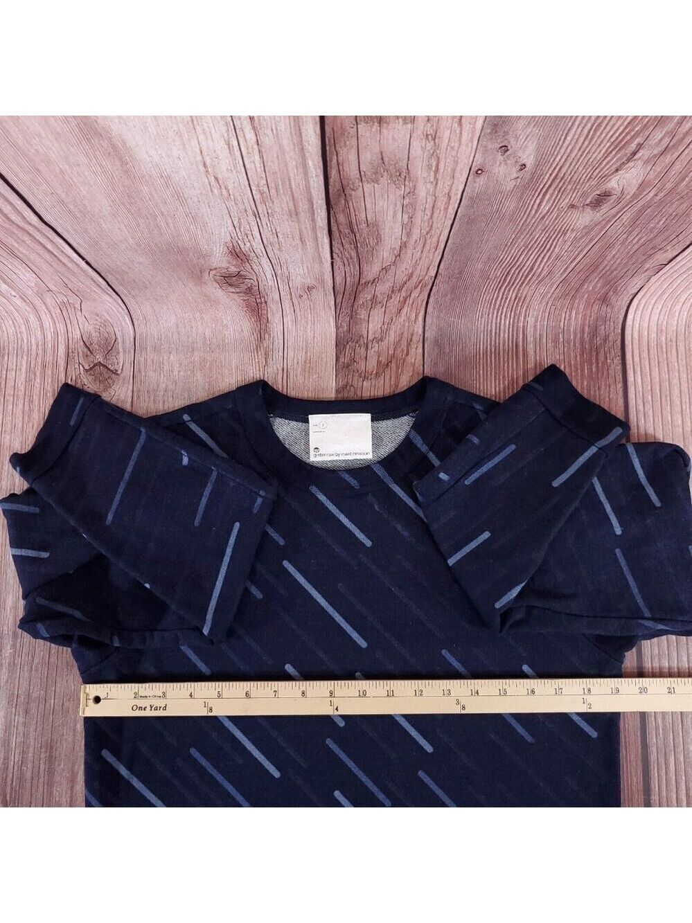 G-Star Raw by Marc Newson Mens Small Stars Sky Painted Printer Sweatshirt Navy - Picture 11 of 12